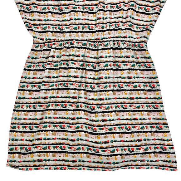 BCBGMaxazria Dress Womens L Multicolor Beachy Summer Lightweight Vacation-Ready - Picture 6 of 15